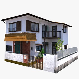 Japanese Yellow House