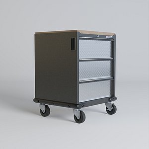 Modular Tool Storage Cabinet 1 PBR 3D model