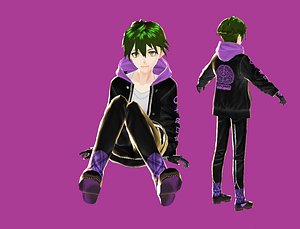 3D anime guy v1