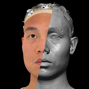 Asian Male 30s head scan 044