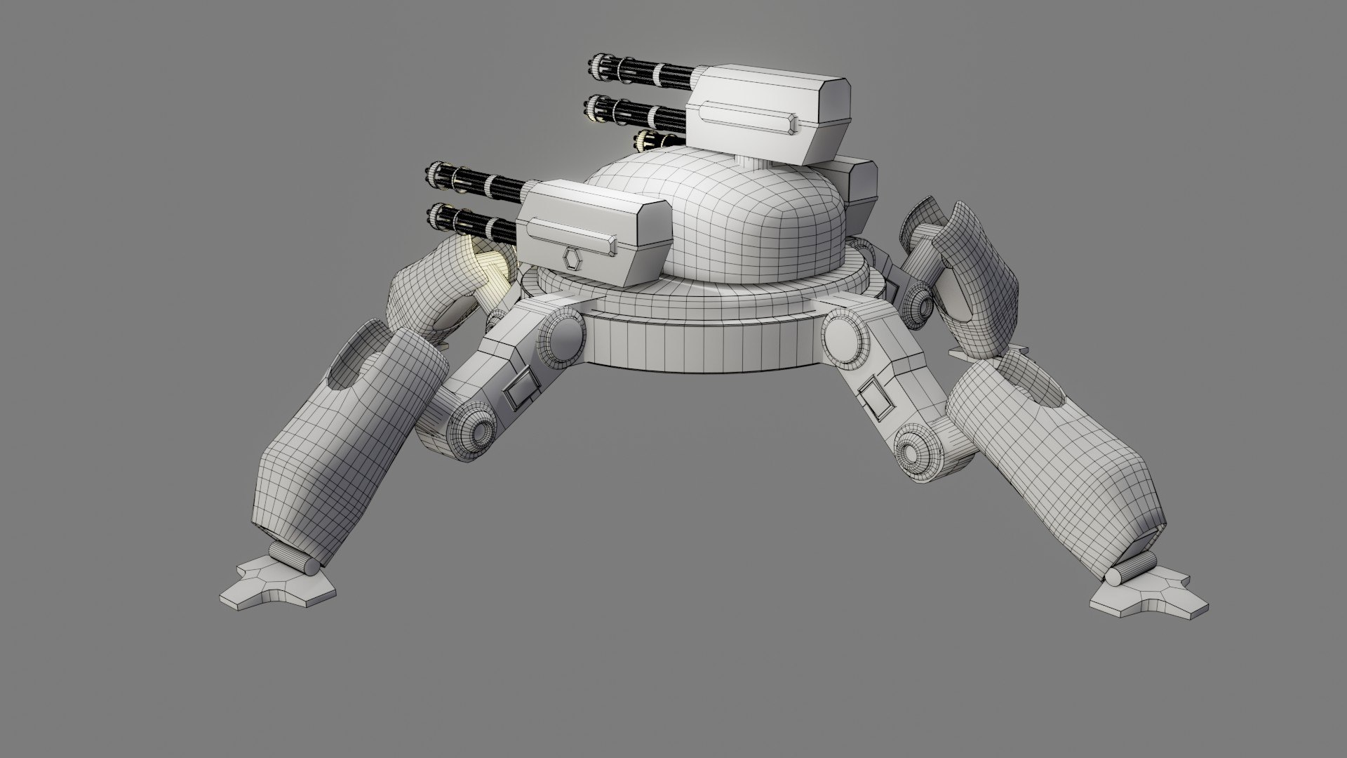 Sci Fi Quad Bot - Low Poly - Game Ready - PBR 3D model https://p.turbosquid.com/ts-thumb/8h/P2xwL4/AI/wire_0005/jpg/1646305389/1920x1080/fit_q87/2e1c7ac1b016e2abd6881a70af8bcf9058ead49c/wire_0005.jpg