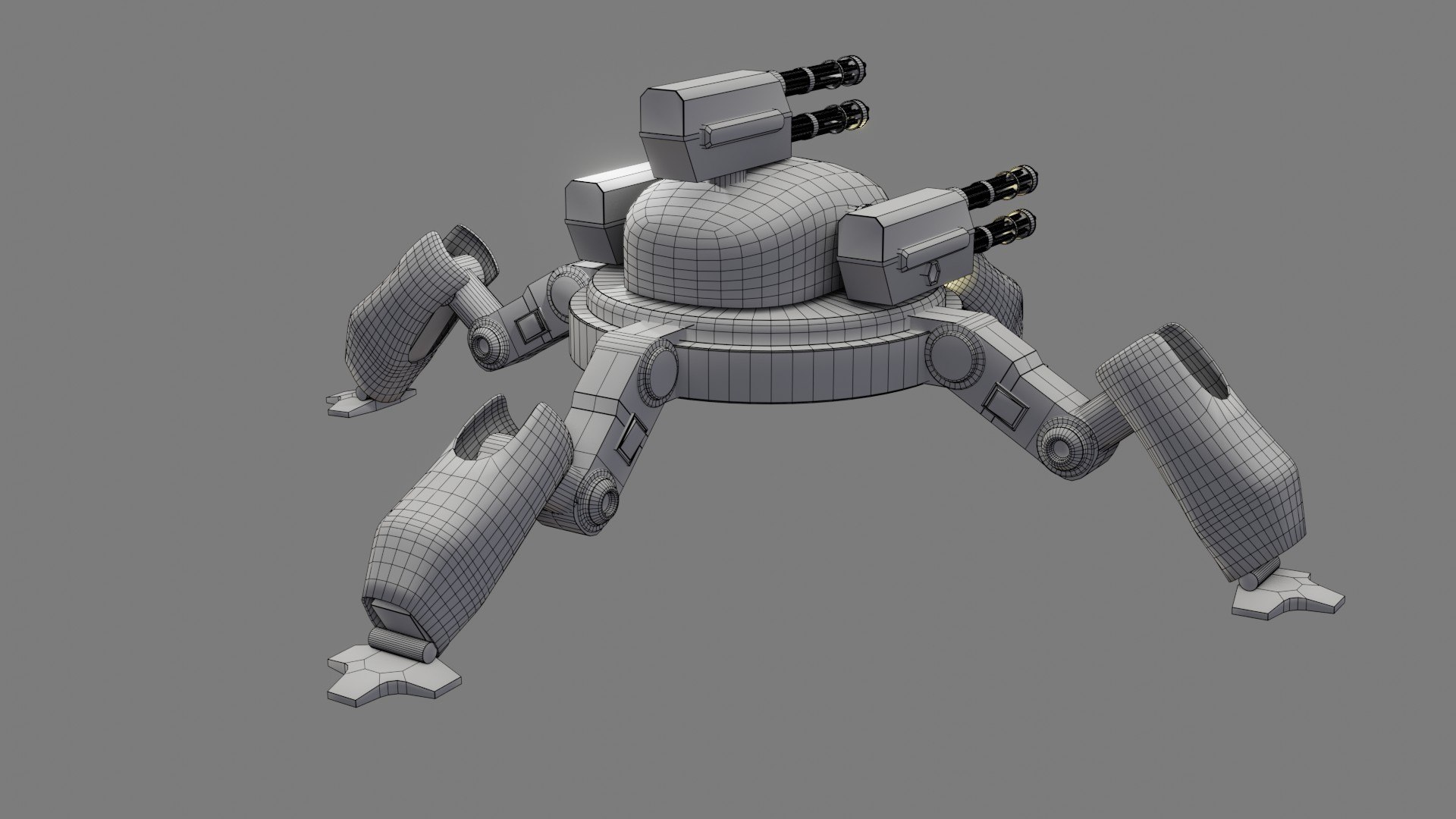 Sci Fi Quad Bot - Low Poly - Game Ready - PBR 3D model https://p.turbosquid.com/ts-thumb/8h/P2xwL4/UA/wire_0007/jpg/1646305390/1920x1080/fit_q87/5cac4f99030e933e06c92e4b02ccaea15c87c783/wire_0007.jpg