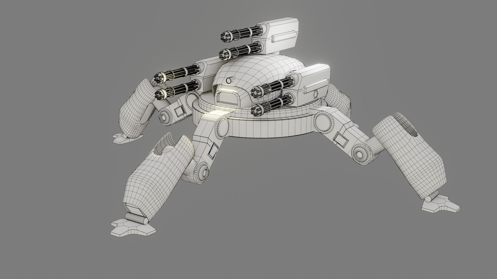 Sci Fi Quad Bot - Low Poly - Game Ready - PBR 3D model https://p.turbosquid.com/ts-thumb/8h/P2xwL4/rr/wire_0001/jpg/1646305387/1920x1080/fit_q87/ed01c8b82210eba86ccfbe56d40593f5680f293b/wire_0001.jpg
