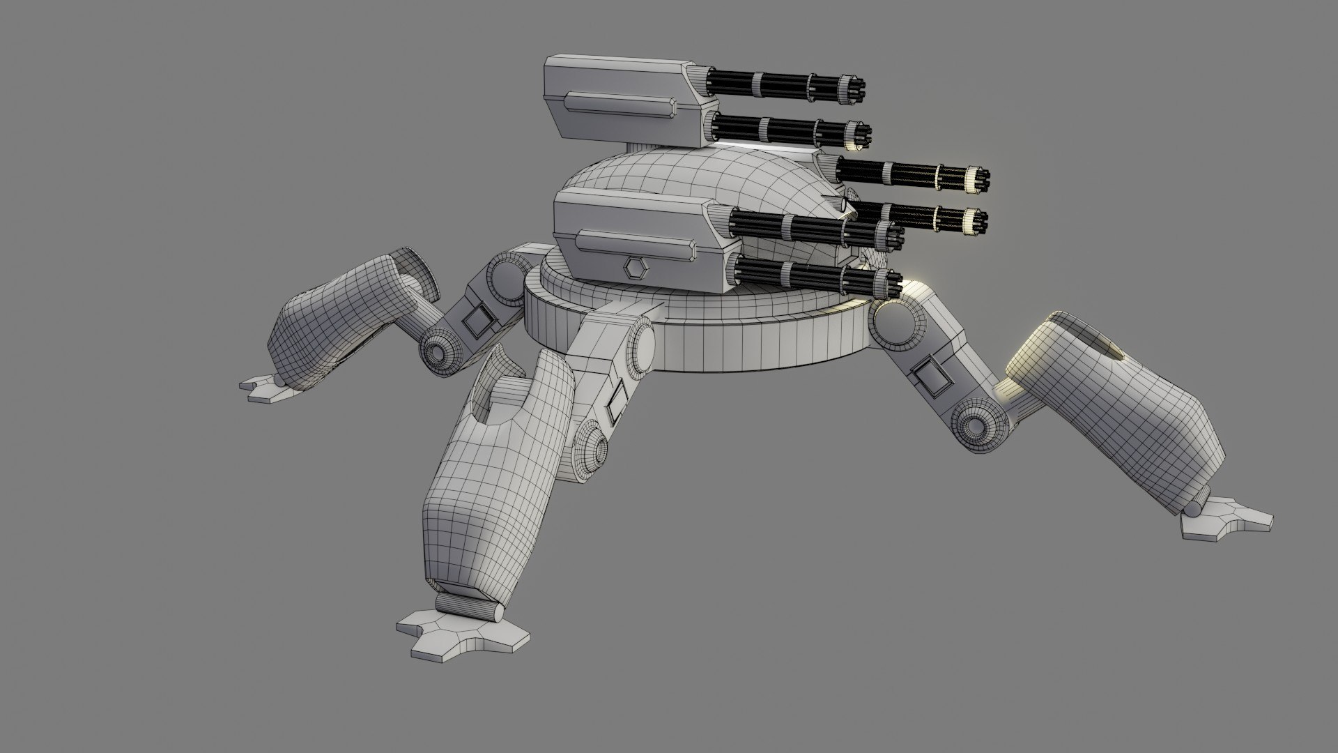 Sci Fi Quad Bot - Low Poly - Game Ready - PBR 3D model https://p.turbosquid.com/ts-thumb/8h/P2xwL4/x3/wire_0009/jpg/1646305391/1920x1080/fit_q87/b9f7922eac96e4b807f631d95d67f0880ea0d285/wire_0009.jpg
