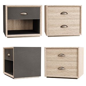 Barry bedside tables 3D model