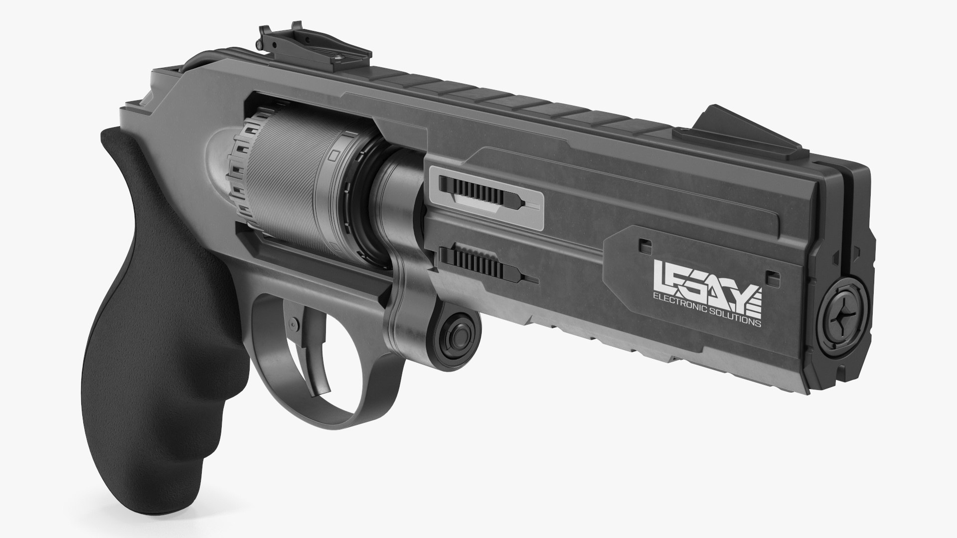 Futuristic Gun 3D model preview