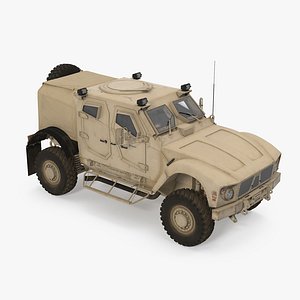 Oshkosh M-ATV Protected Military Vehicle 3D Model