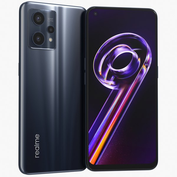 Realme 9 Pro Plus Black 3D model