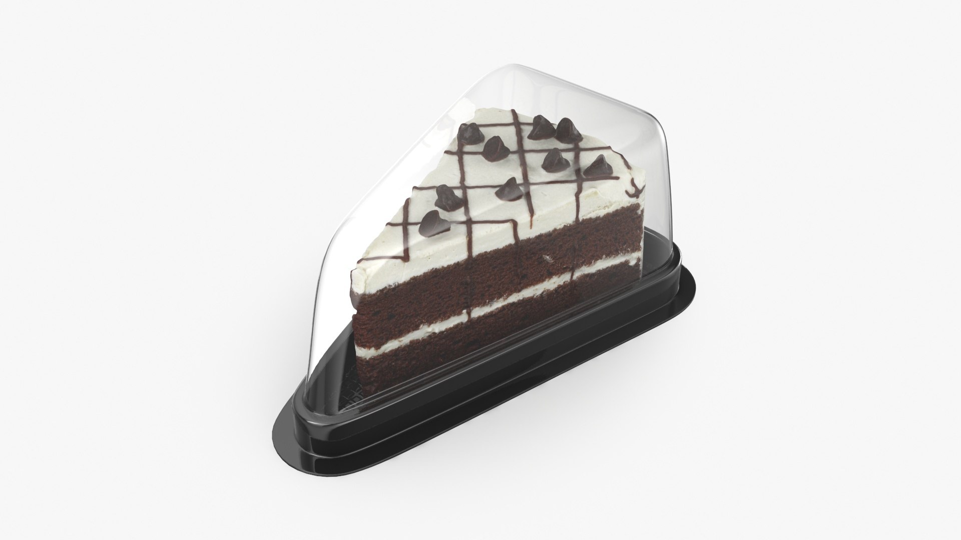 3D White Chocolate Cake Triangle Box - TurboSquid 2187652