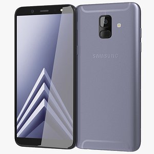 realistic samsung galaxy a6 3D model
