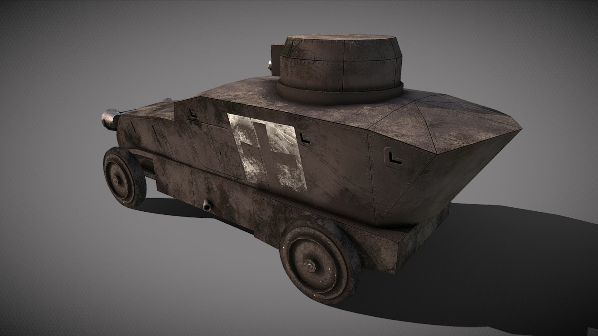 Panzerauto Romfell 3D Model - TurboSquid 1454569
