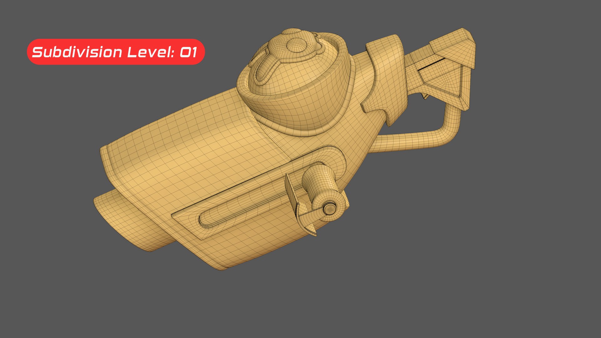 3D Boomshot weapon Rabbid Mario Character 8K Kingdom Battle model ...