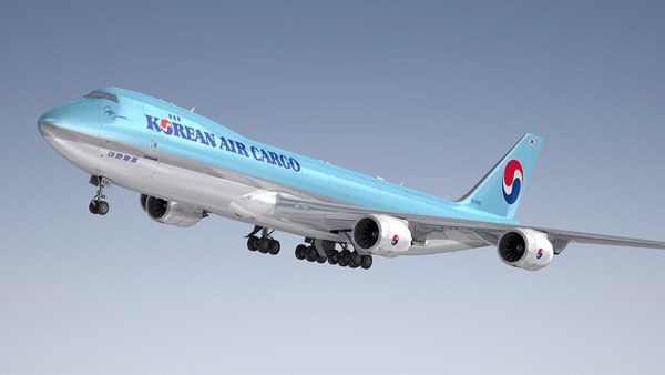 ボーイング 747-8F 大韓航空貨物3Dモデル - TurboSquid 2157212