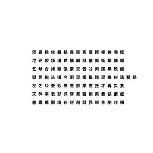 chinese ms gothic font model