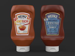 Hot Sauce Bottle model - TurboSquid 1840948