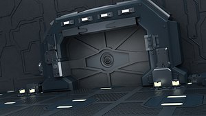 Center  Corridor Sci Fi model