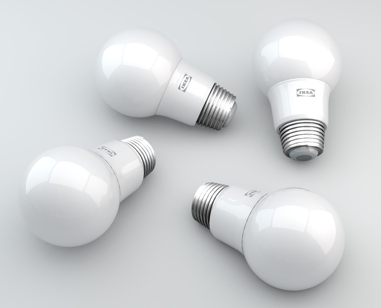 3D E27 Ikea Ryet Light Bulb - TurboSquid 1304854