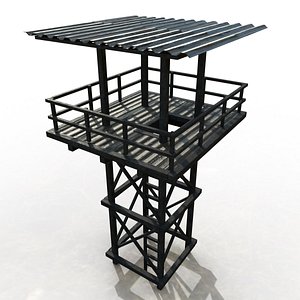 watchtower architecture 3D model