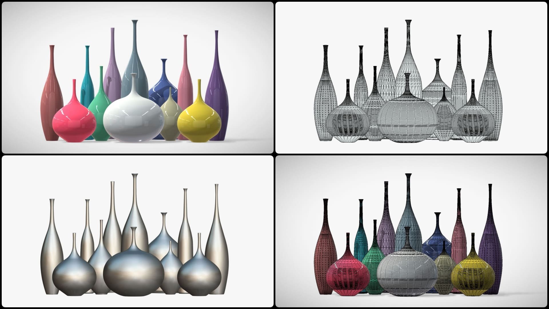 12 Porcelain Vessels Pack- Low Poly Flower Pots 3D model https://p.turbosquid.com/ts-thumb/8h/motLIC/1K/collage5/jpg/1755757972/1920x1080/fit_q87/17338469f4f3dadf87030646249f514109905002/collage5.jpg