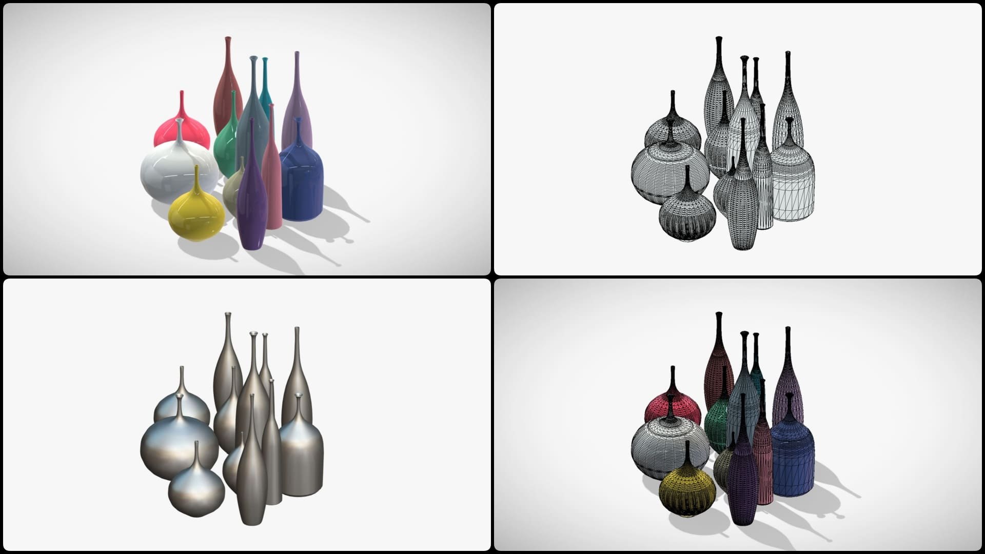 12 Porcelain Vessels Pack- Low Poly Flower Pots 3D model https://p.turbosquid.com/ts-thumb/8h/motLIC/a2/collage2/jpg/1755757970/1920x1080/fit_q87/c2934357e6dcc2e9ae5ada2ae5be7441c13bf8ba/collage2.jpg