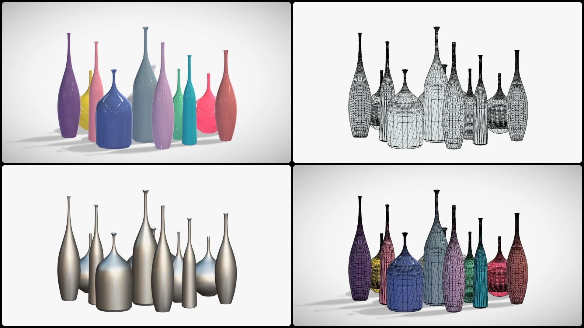 12 Porcelain Vessels Pack- Low Poly Flower Pots 3D model https://p.turbosquid.com/ts-thumb/8h/motLIC/eS/collage3/jpg/1755757970/1920x1080/fit_q87/8daece438d5c2ee3a2b4dbd1ea00dfdcf117adf4/collage3.jpg