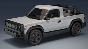 Slate Truck Open Air Kit The Stargazer 2027 3D Model 3D model