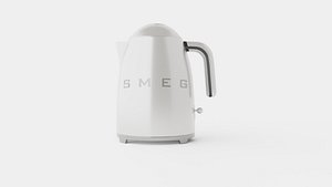 3D Retro Kettle Chrome 1-7L