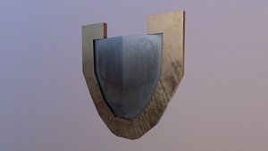 3D model Low Poly Shield