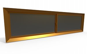 3D Bathroom Window model