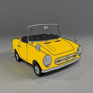 Honda s800 Vray toon