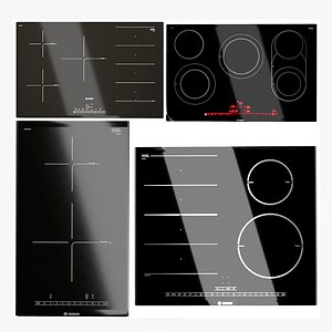 3D set of hobs Bosch model