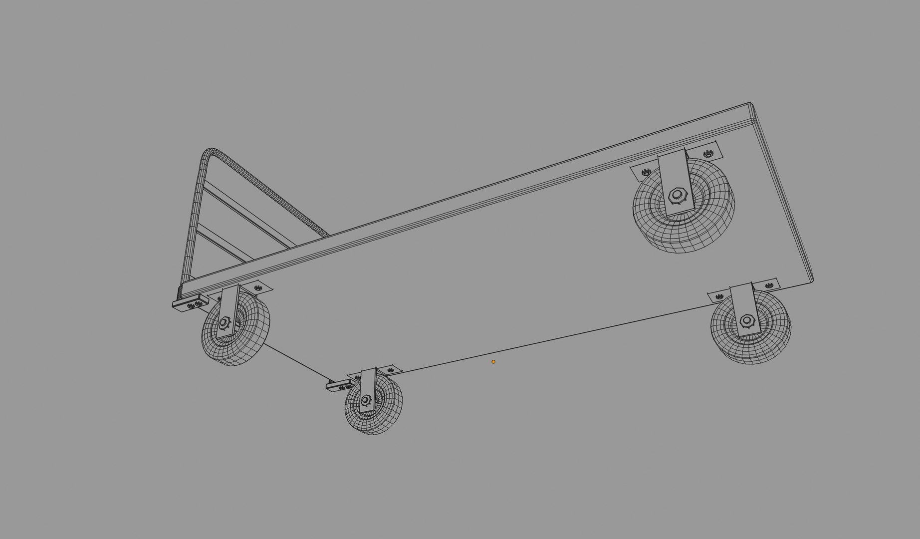 3D Table Cart Model - TurboSquid 1608947