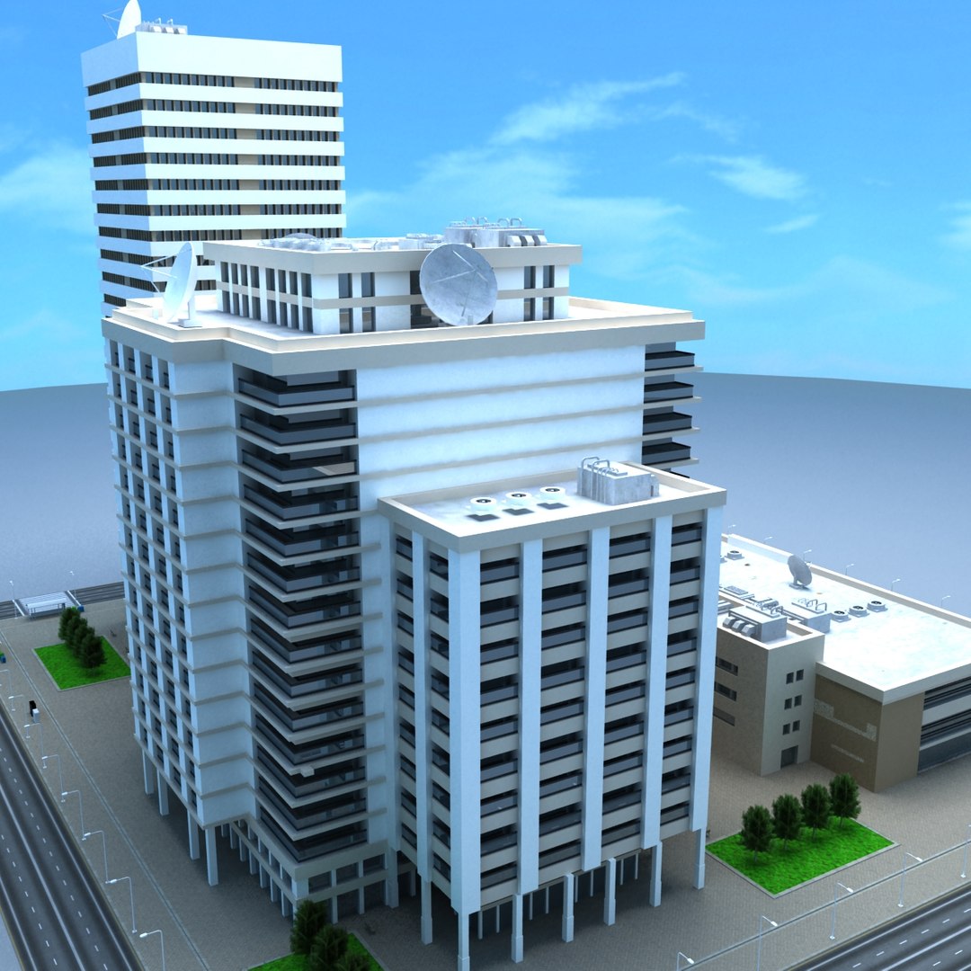 3ds max building