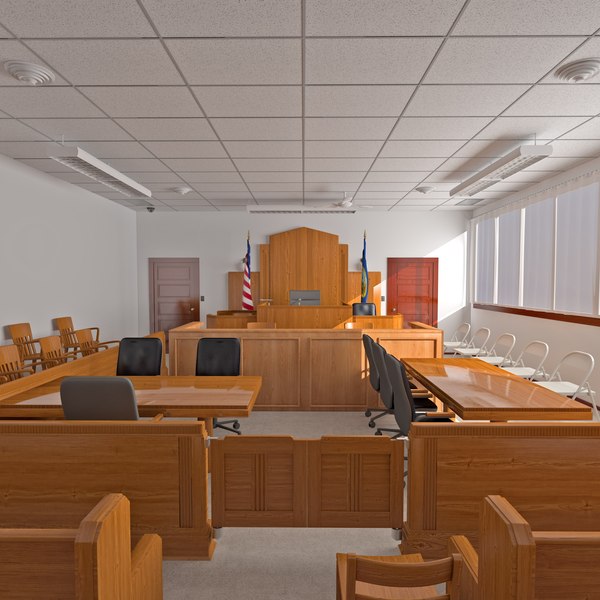 3D Courtroom Models with Enhanced License Tiers | TurboSquid