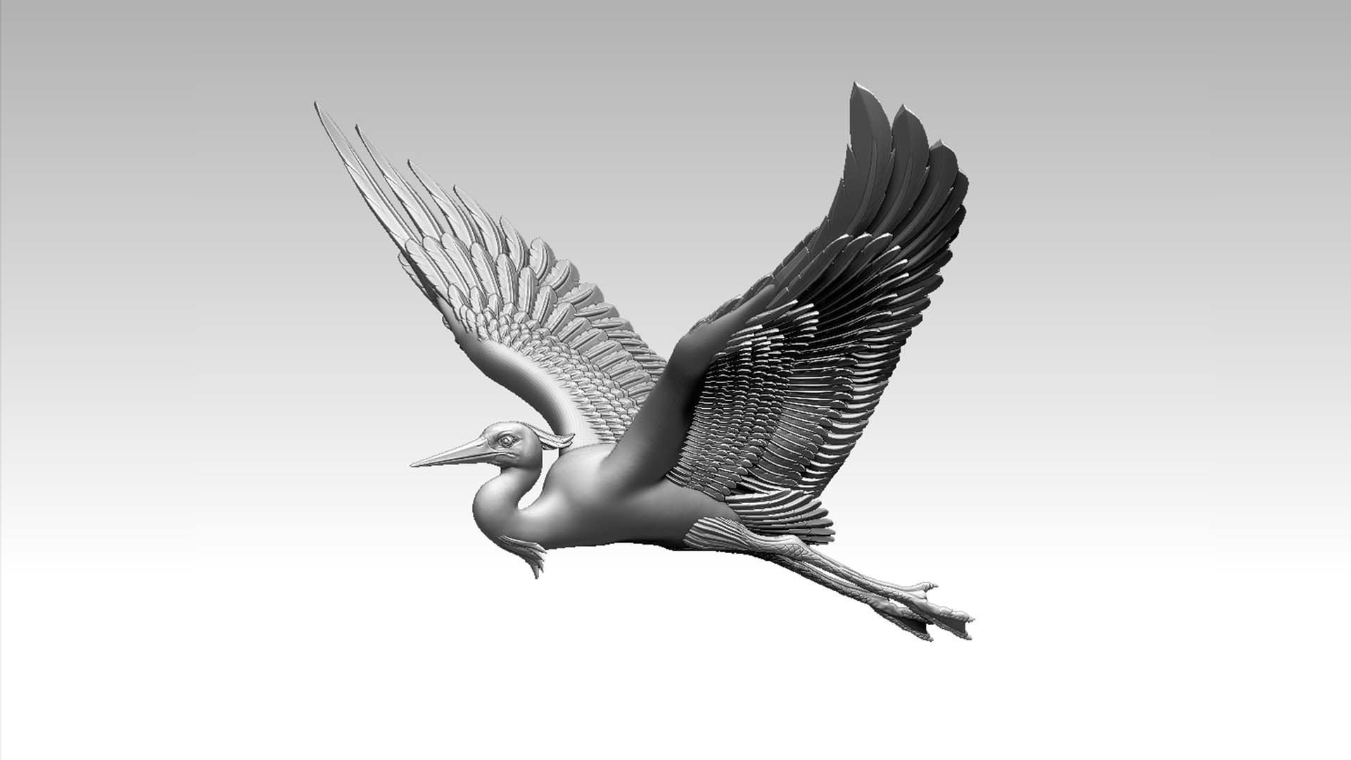 Heron Bird Model - TurboSquid 2259151