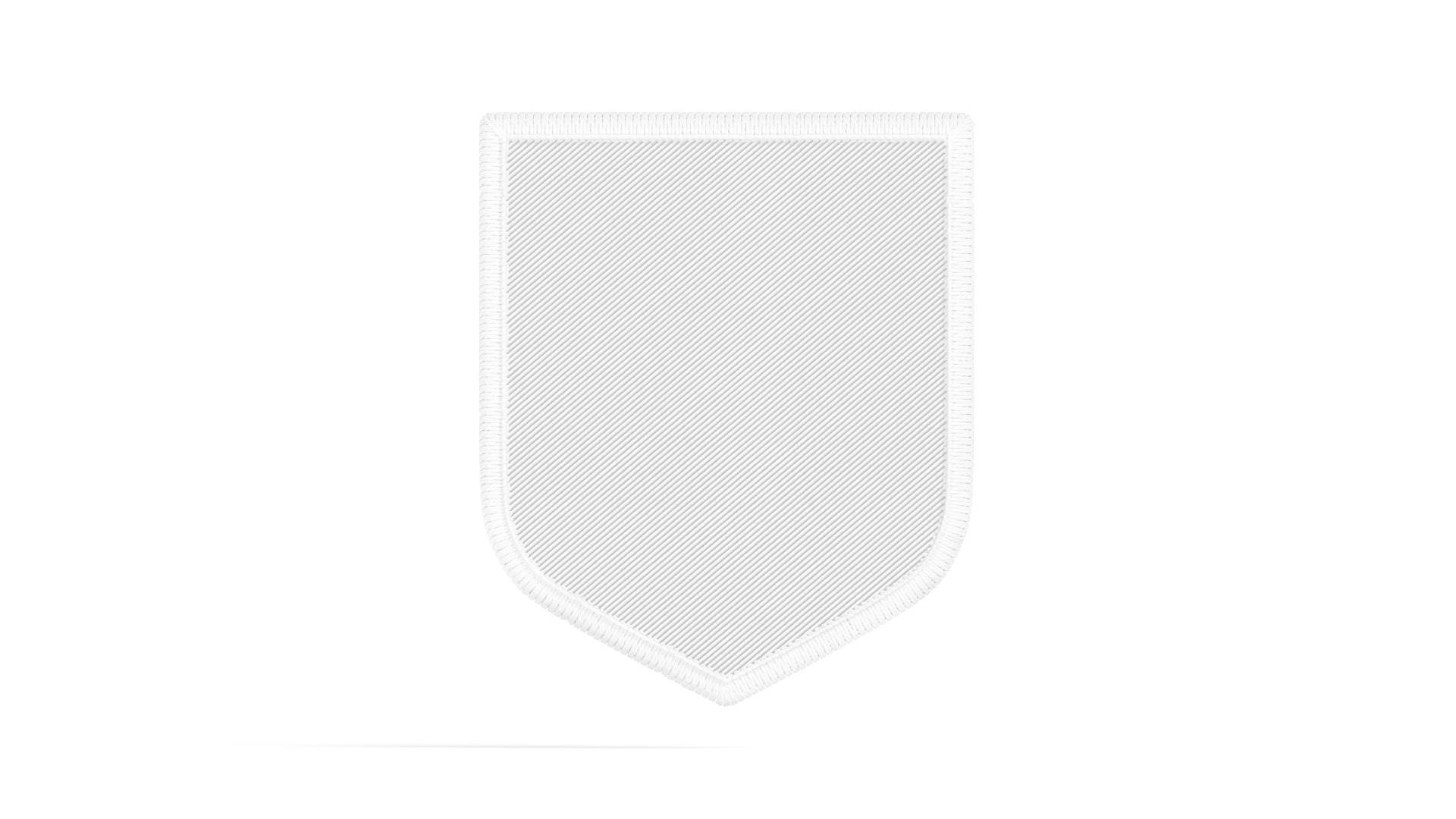 3D model White Shield Embroidered Patch - lying embroidery emblem https://p.turbosquid.com/ts-thumb/8i/IFK1NW/UF/productshot05/jpg/1715092895/1920x1080/fit_q87/2985b90da48ebb12d4caf2051852e088c0f709e9/productshot05.jpg
