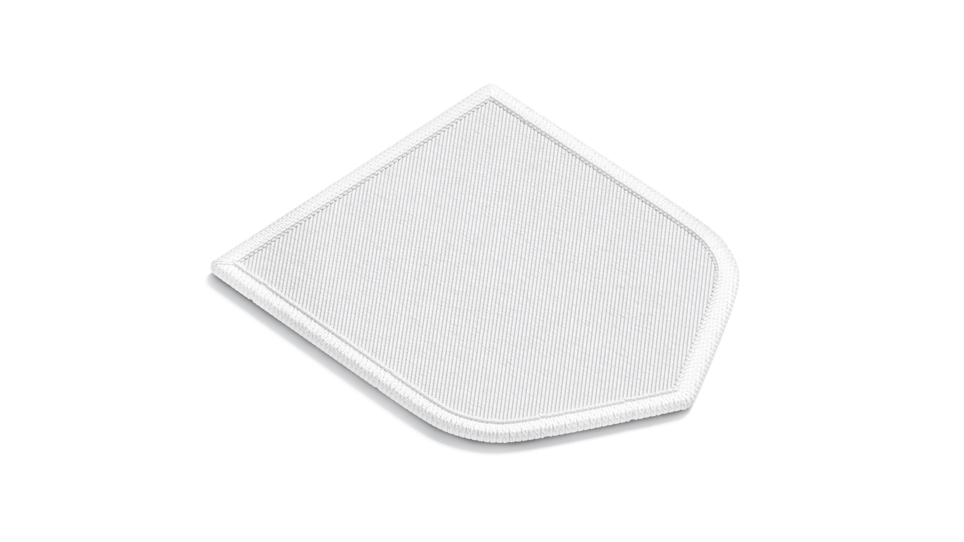 3D model White Shield Embroidered Patch - lying embroidery emblem https://p.turbosquid.com/ts-thumb/8i/IFK1NW/y3/productshot01/jpg/1715092893/1920x1080/fit_q87/89cc226414ac17070ce037c2b2a44c1443ccffca/productshot01.jpg