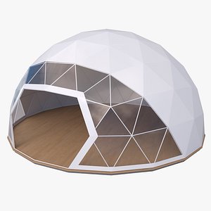 3D model Dome Awning 10m