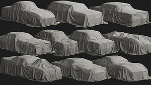 3D Retro Car Cover Collection