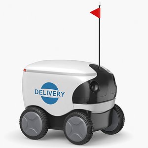delivery bot deliver 3D model