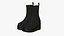 Gewebte Lederstiefel Damen