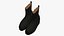 Gewebte Lederstiefel Damen
