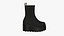 Gewebte Lederstiefel Damen