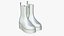 Gewebte Lederstiefel Damen