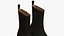 Gewebte Lederstiefel Damen