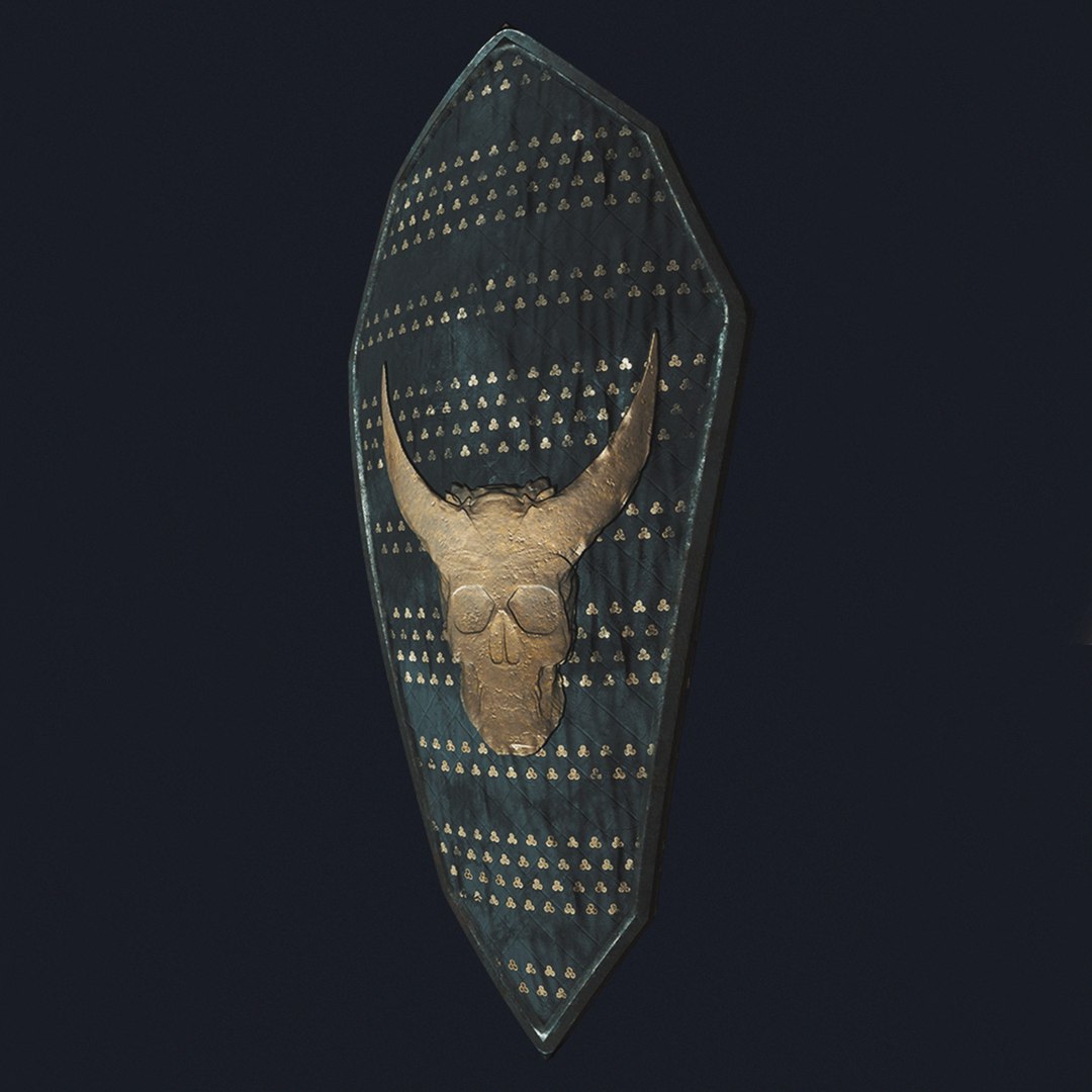 3D Model Skeleton Shield - TurboSquid 1751030