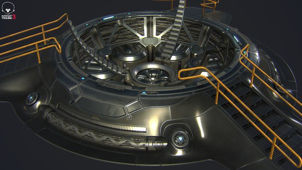 3D sci-fi hyper core pbr - TurboSquid 1635040