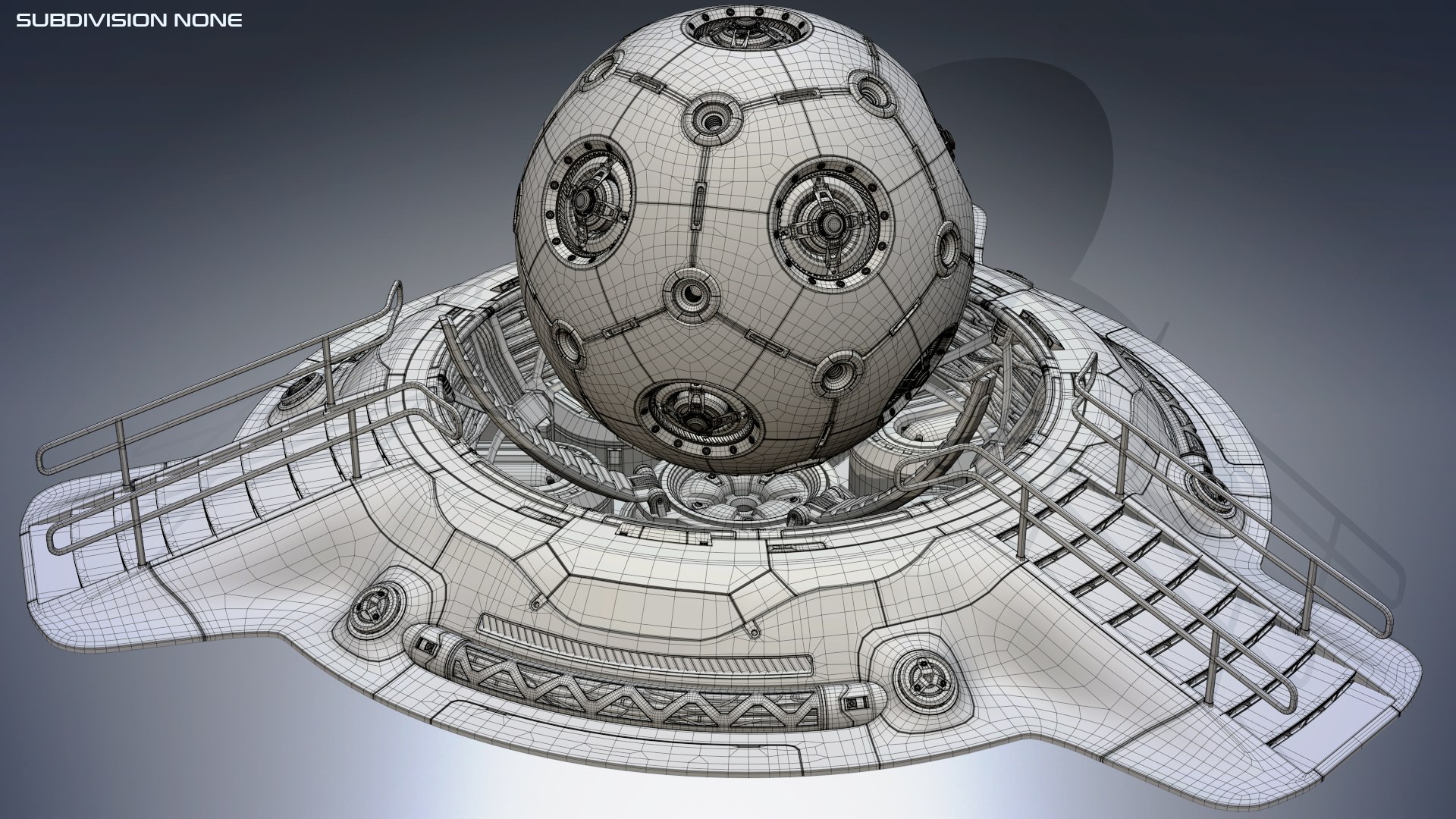 3D Sci-fi Hyper Core Pbr - TurboSquid 1635040