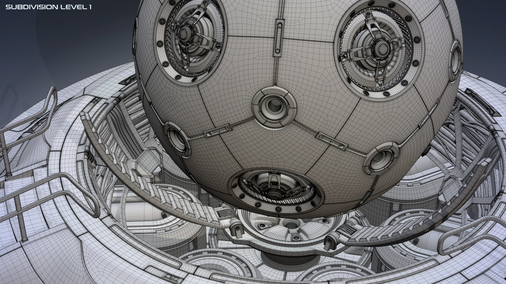3D Sci-fi Hyper Core Pbr - TurboSquid 1635040