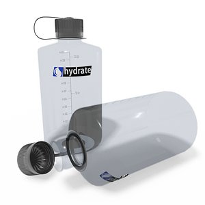 water bottle 3d max